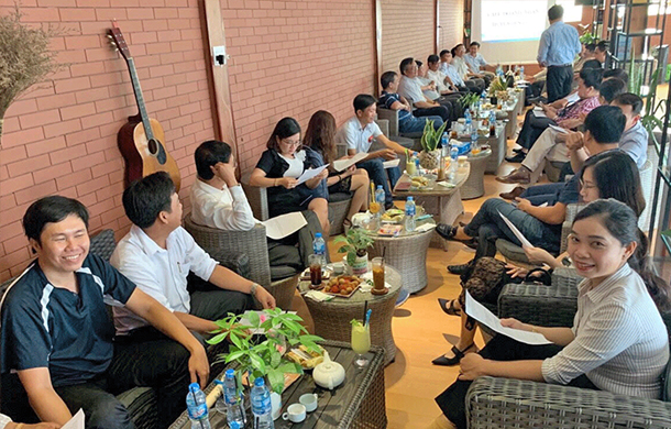 Chi hội Doanh nhân trẻ huyện Bến Lức tổ chức chương trình Cà phê Doanh nhân