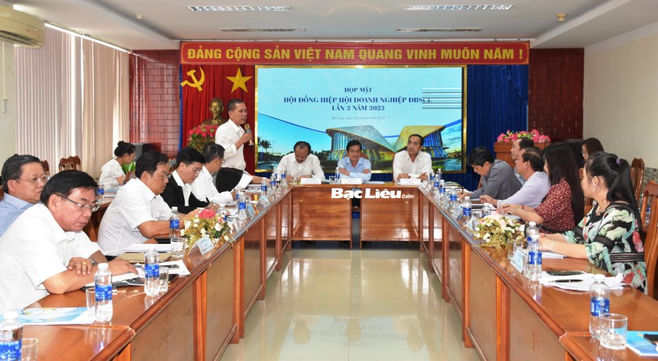 Họp Hội đồng các Hiệp hội Doanh nghiệp ĐBSCL lần thứ 2 - năm 2023 tại Bạc Liêu