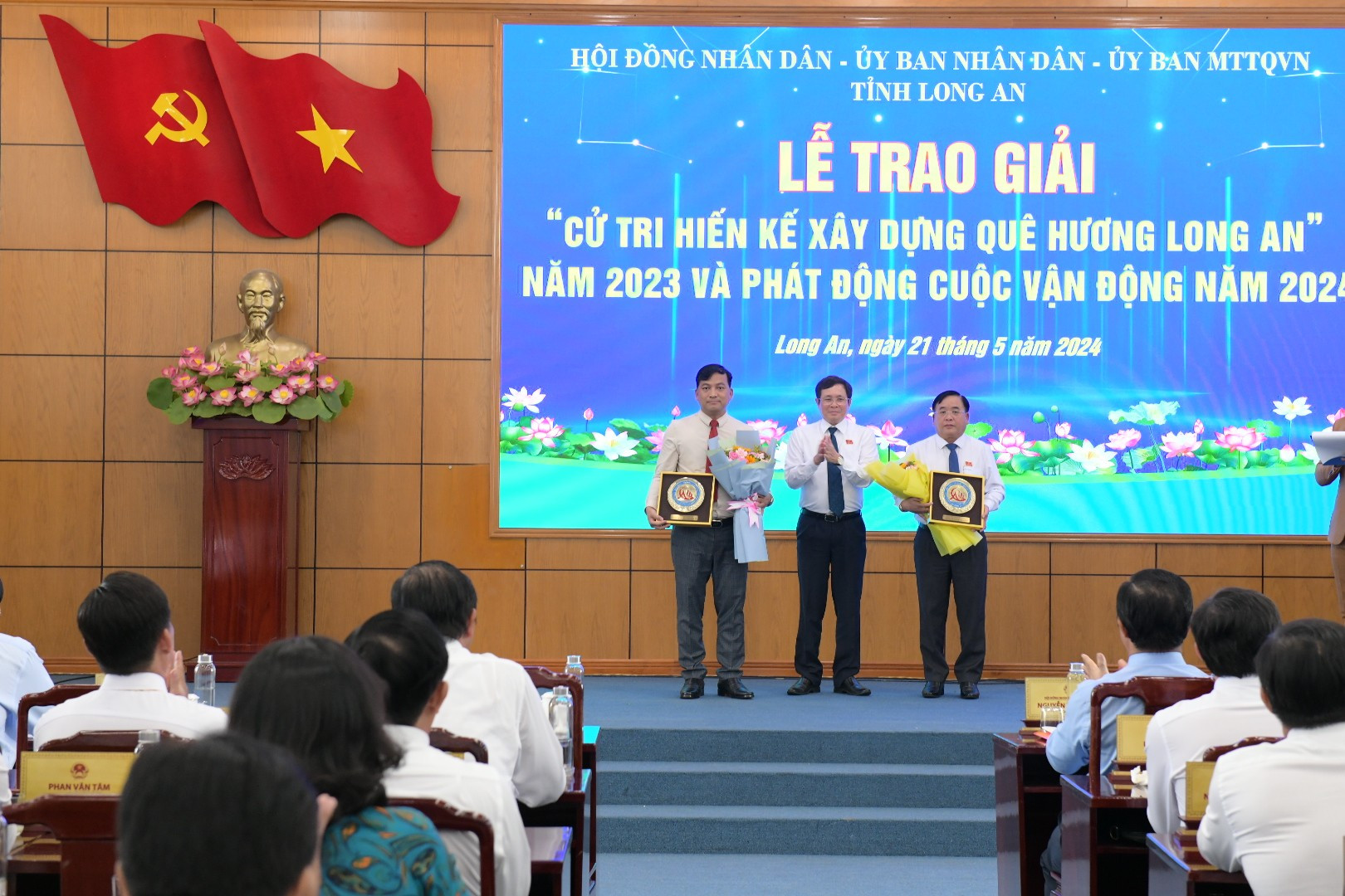 Long An tổ chức Lễ tổng kết, trao giải Cuộc vận động “Cử tri hiến kế xây dựng Quê hương Long An”